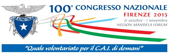 Logo Congresso 100 del CAI
